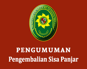 pengumuman sisa panjar